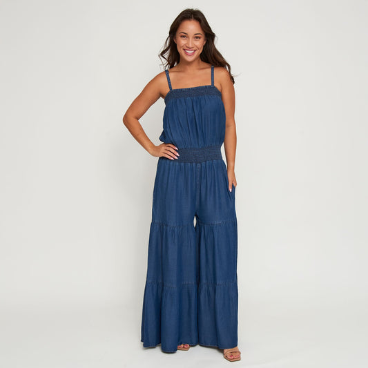 Sylvie Flare Leg Jumpsuit