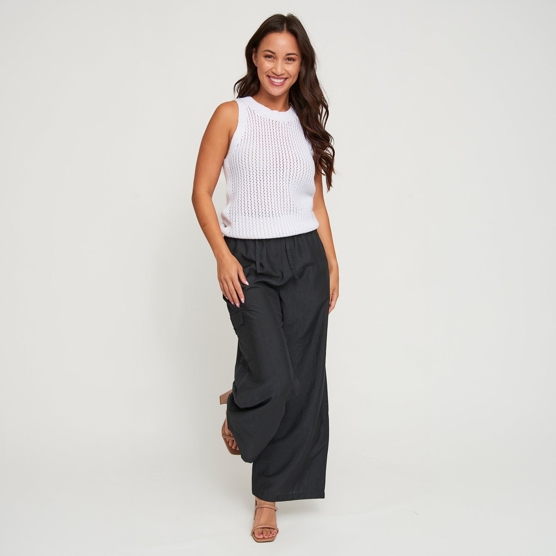 Laine Wide Leg Cargo Pants