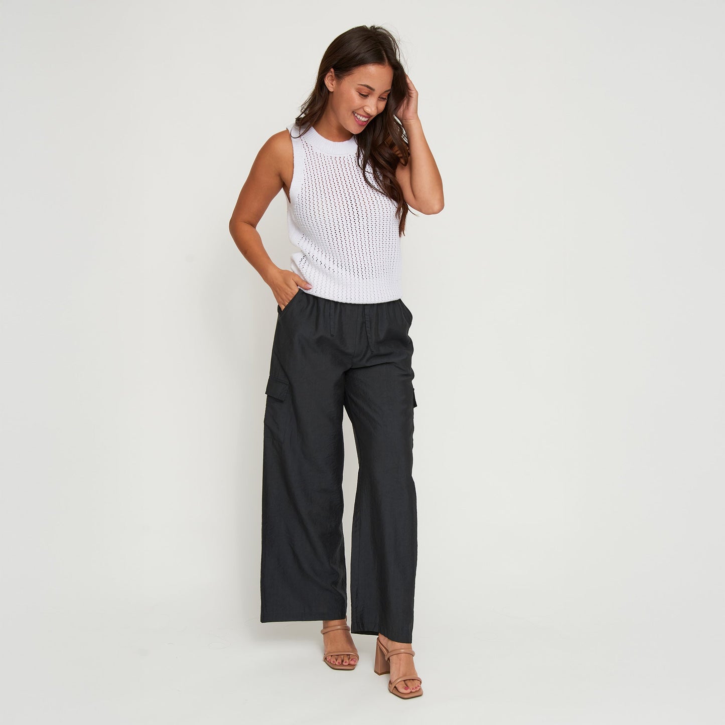 Laine Wide Leg Cargo Pants