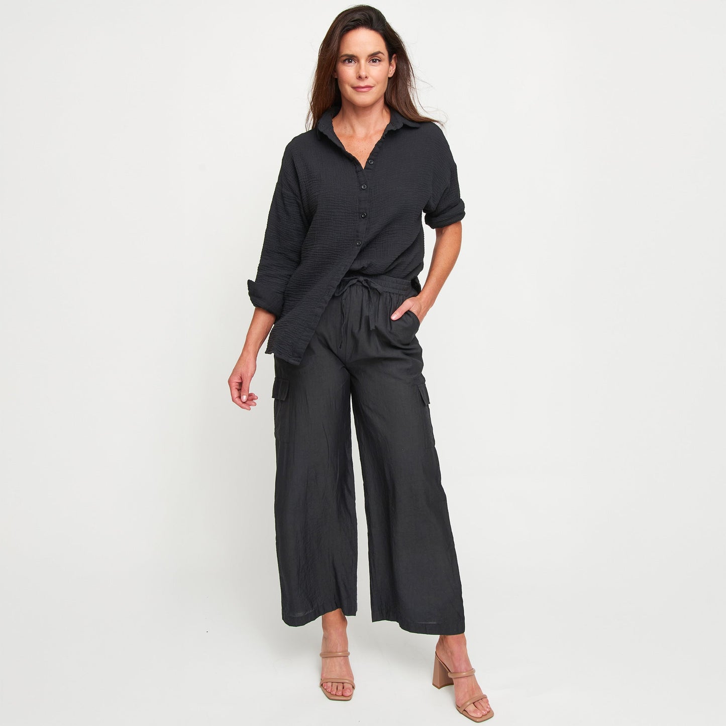 Laine Wide Leg Cargo Pants