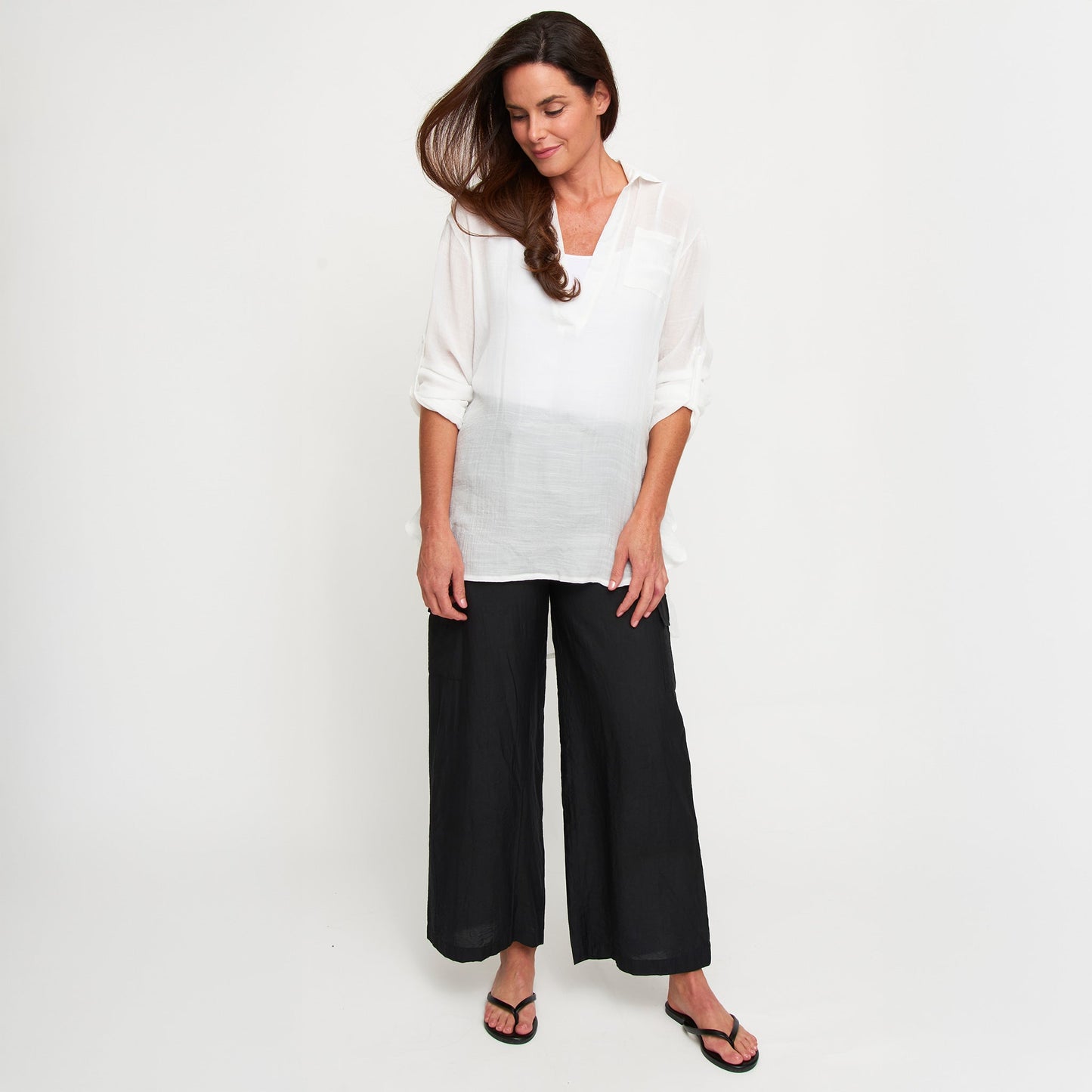 Laine Wide Leg Cargo Pants