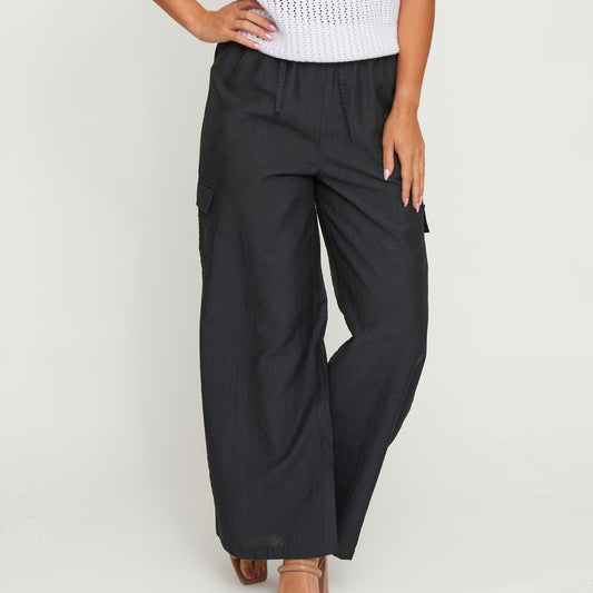 Laine Wide Leg Cargo Pants