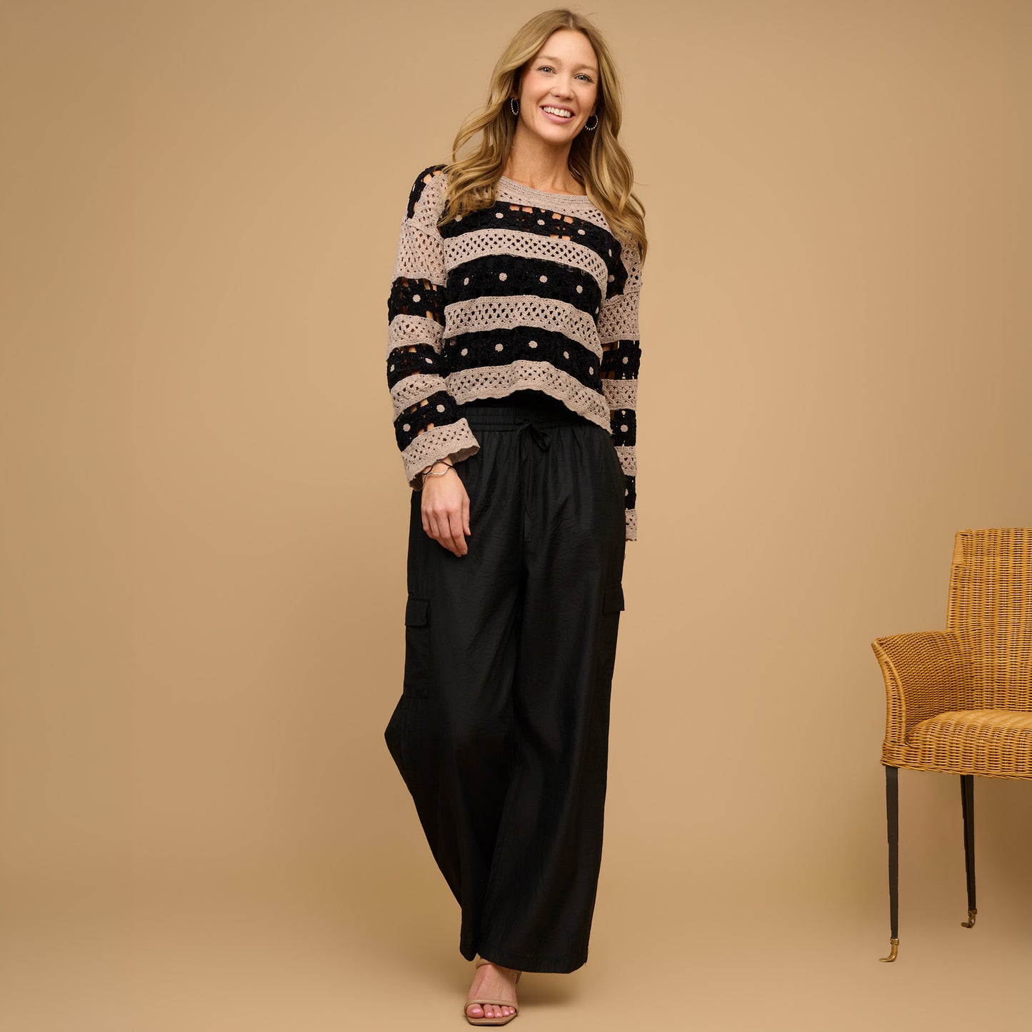 Laine Wide Leg Cargo Pants