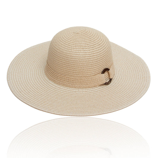 Isabelle Woven Wide Brim Sunhat