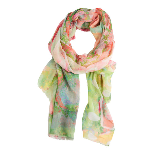 Tilly Abstract Garden Lightweight Scarf