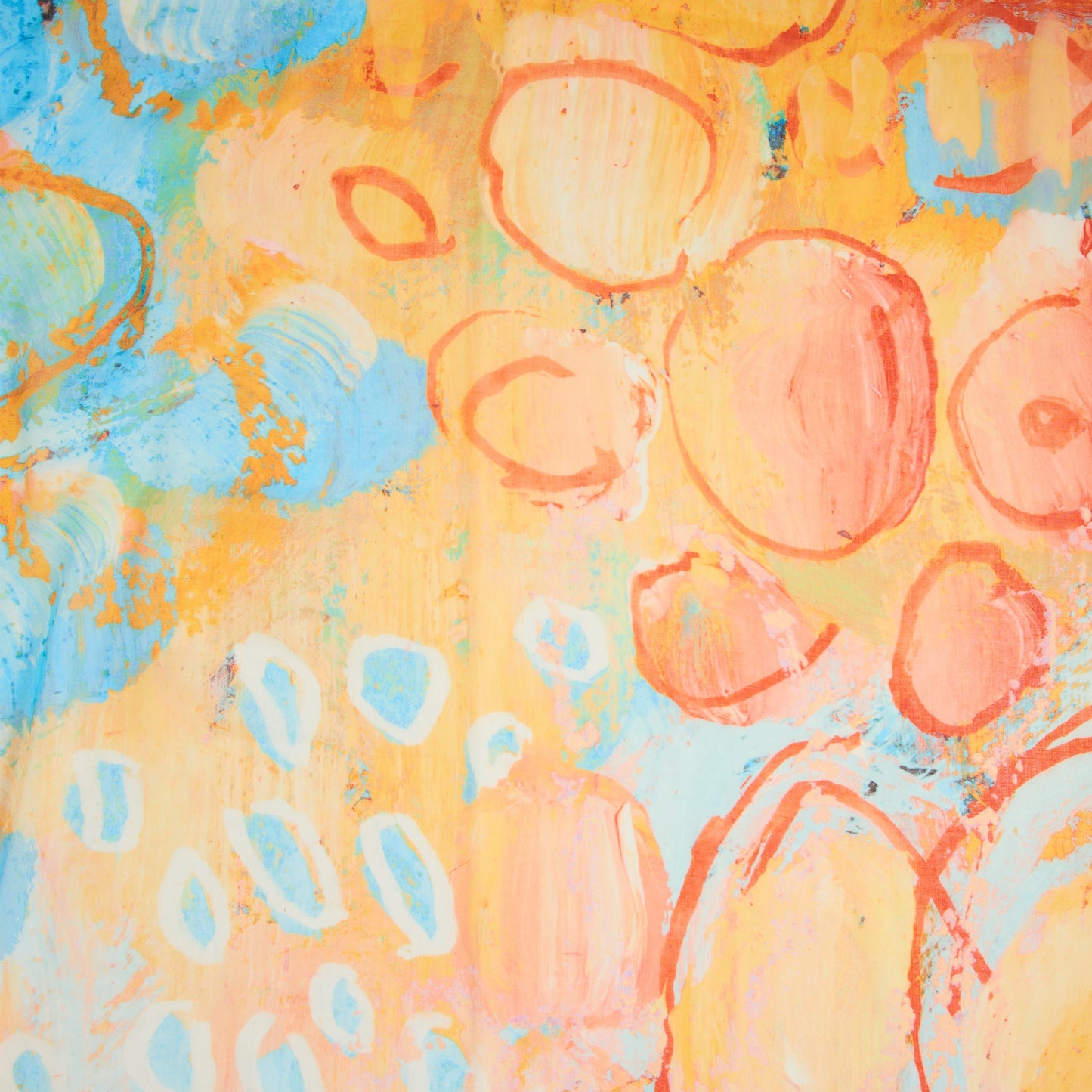 Tilly Abstract Garden Lightweight Scarf