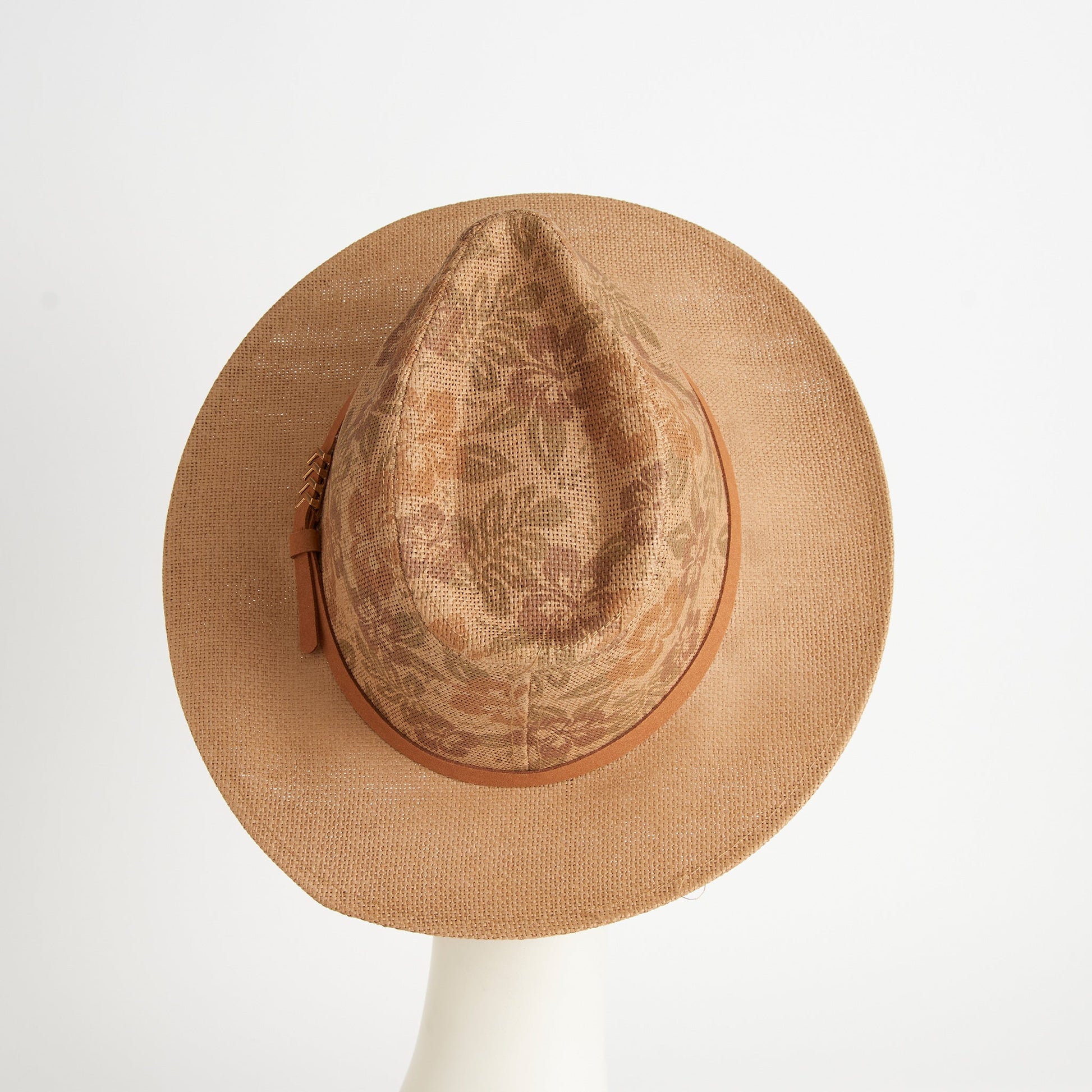 Gianna Floral Panama Hat