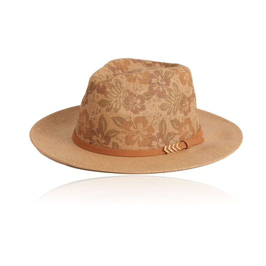 Gianna Floral Panama Hat