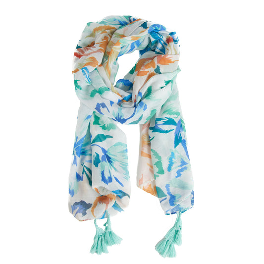 Maylee Floral Lightweight Scarf