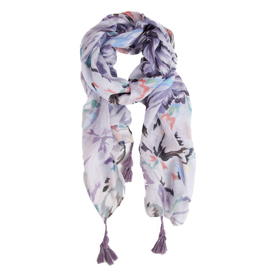 Maylee Floral Lightweight Scarf