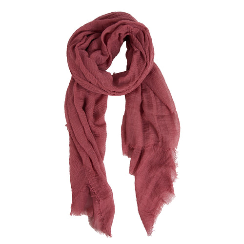 Jaymes Lightweight Raw Edge Scarf
