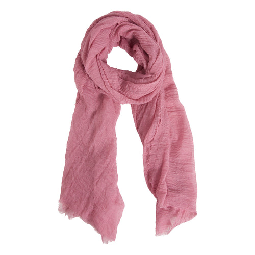 Jaymes Lightweight Raw Edge Scarf