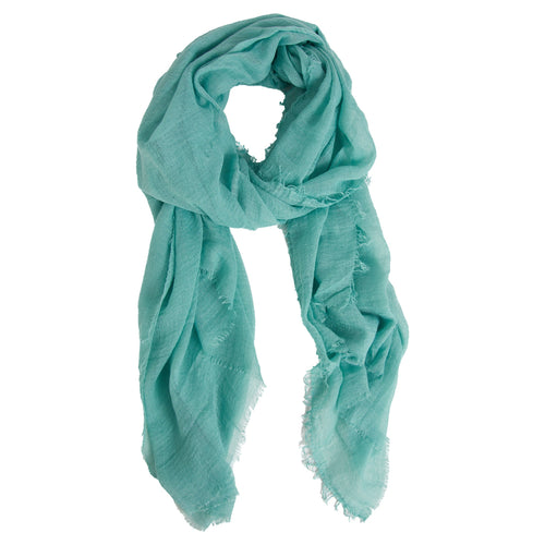 Jaymes Lightweight Raw Edge Scarf