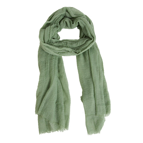 Jaymes Lightweight Raw Edge Scarf