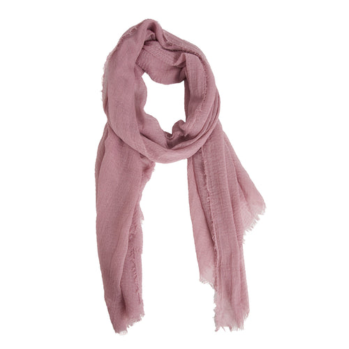 Jaymes Lightweight Raw Edge Scarf
