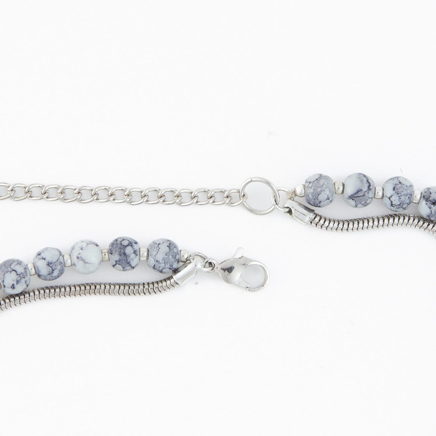 Arri Double Row Beaded Ball Necklace