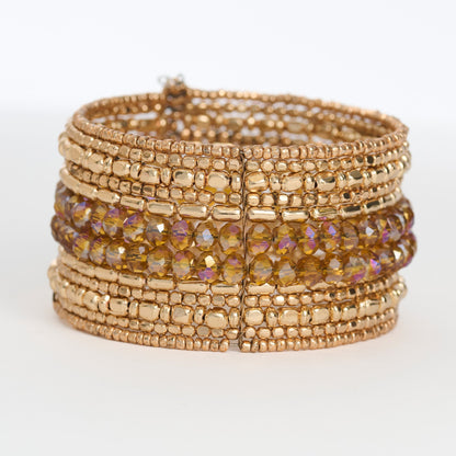 Mariah Beaded Cuff Bracelet