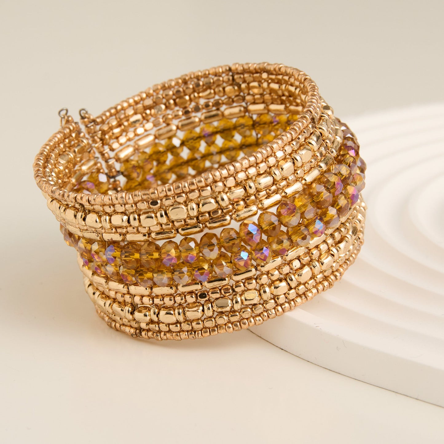 Mariah Beaded Cuff Bracelet