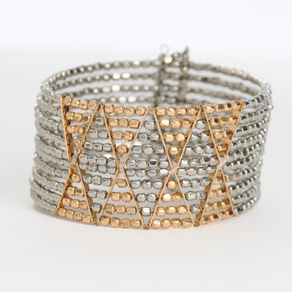 Hilarie Beaded Cuff Bracelet