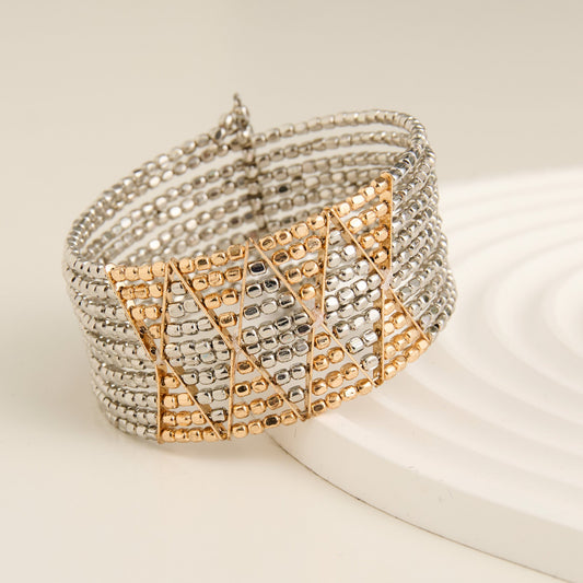 Hilarie Beaded Cuff Bracelet