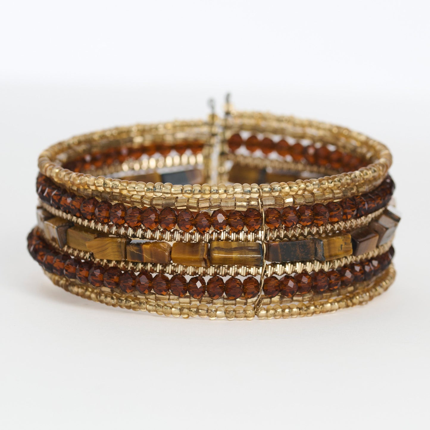 Bela Beaded Cuff Bracelet