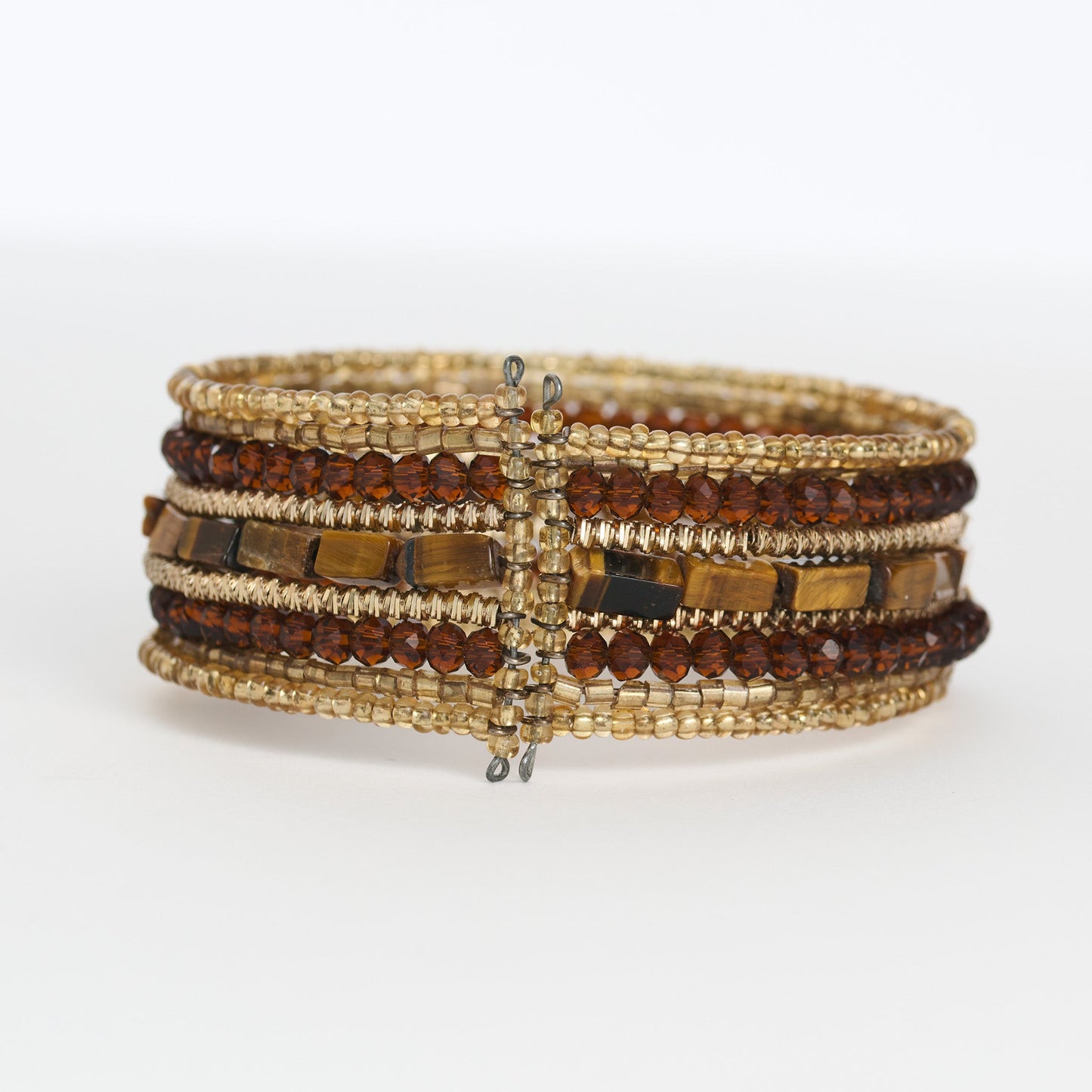 Bela Beaded Cuff Bracelet