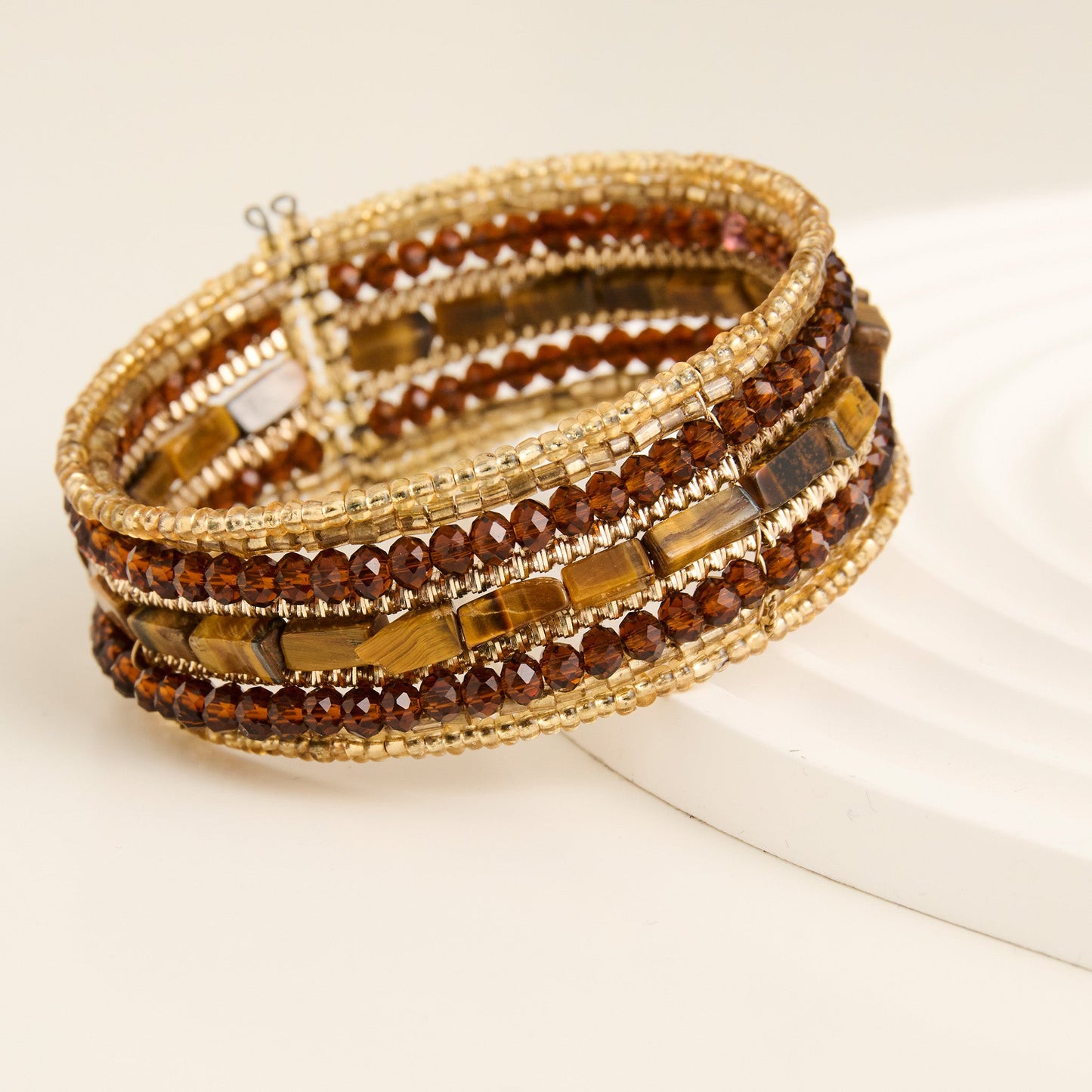 Bela Beaded Cuff Bracelet
