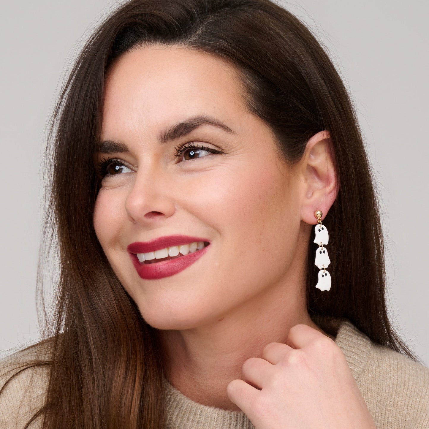 Linked Ghost Earrings