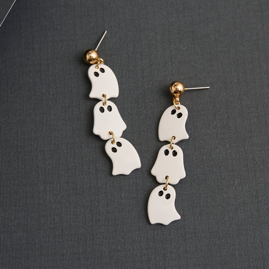 Linked Ghost Earrings