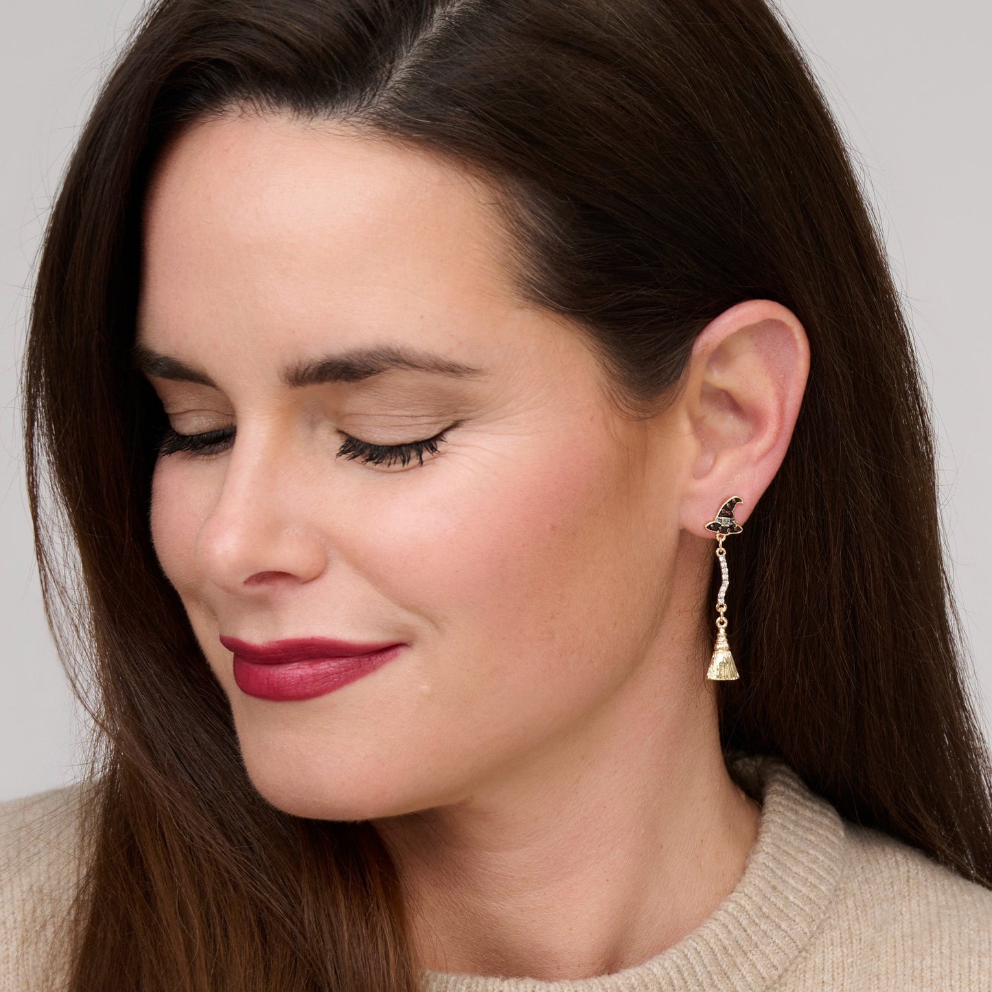 Witch Broom Earrings
