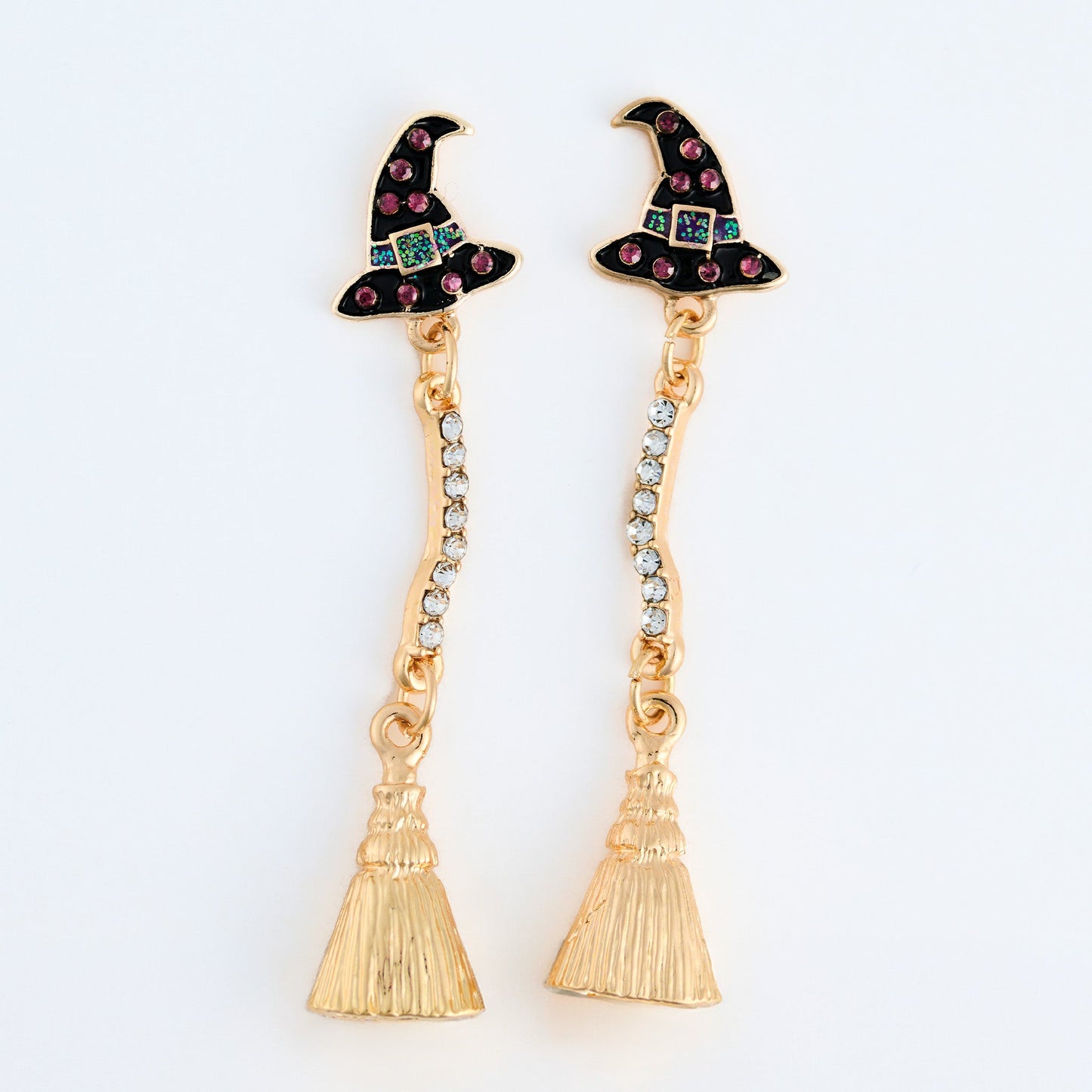Witch Broom Earrings