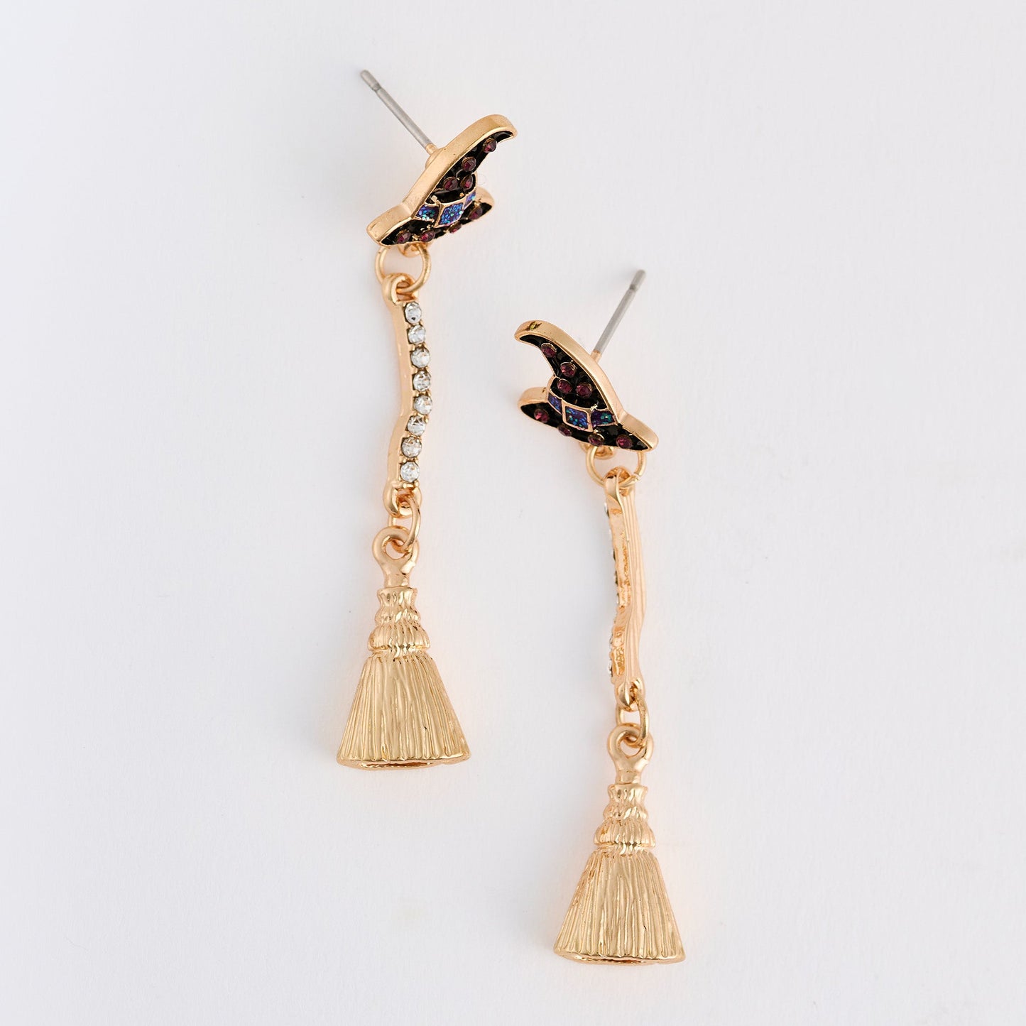Witch Broom Earrings