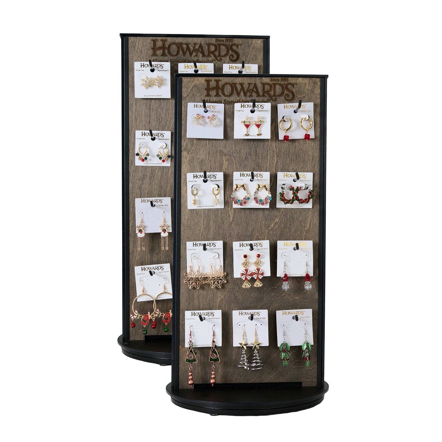 48 Piece Holiday Earring Unit with Display
