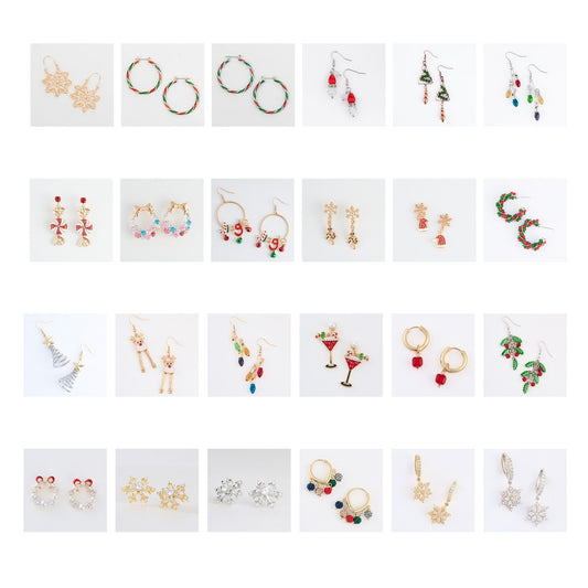 48 Piece Holiday Earring Assortment