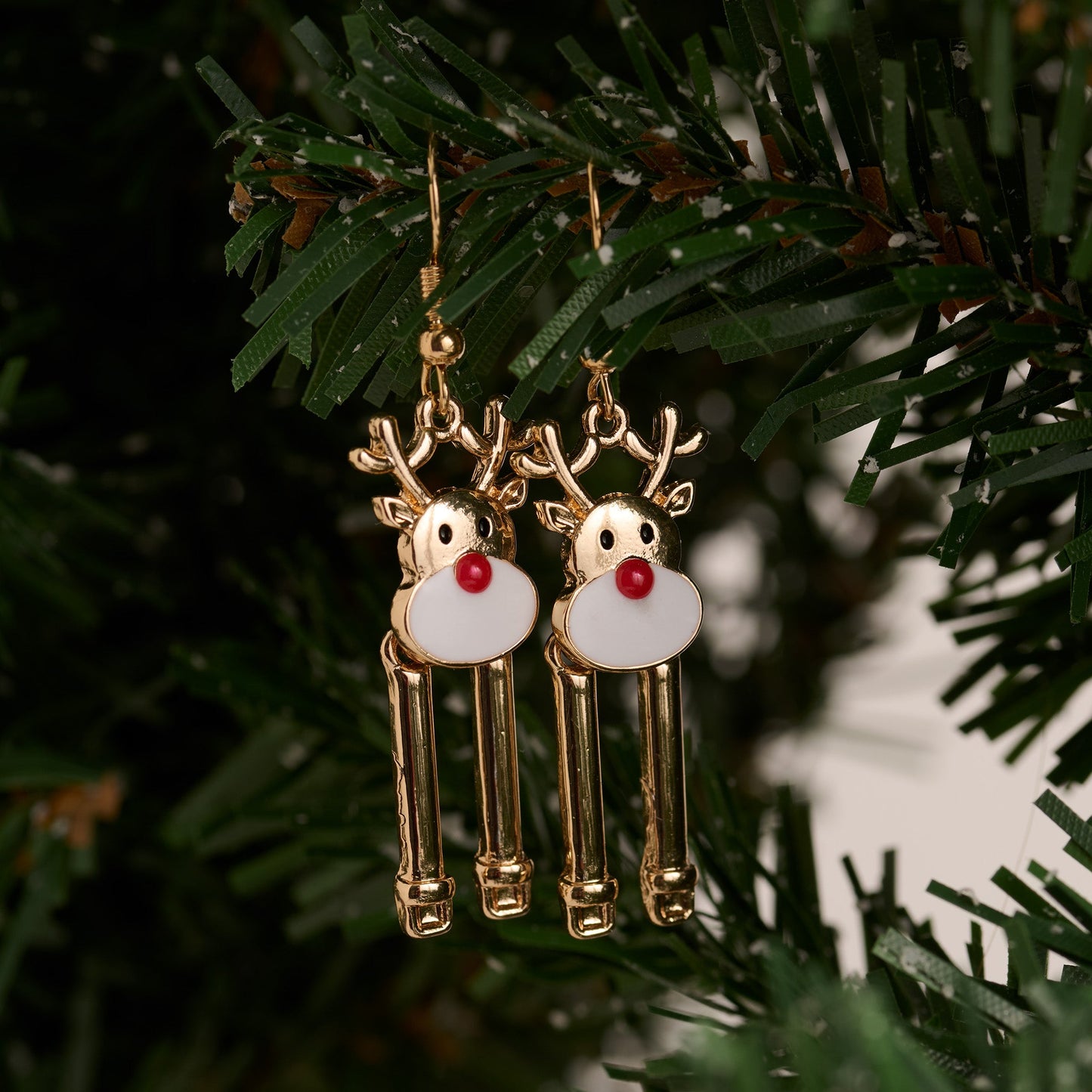 Reindeer Christmas Earrings