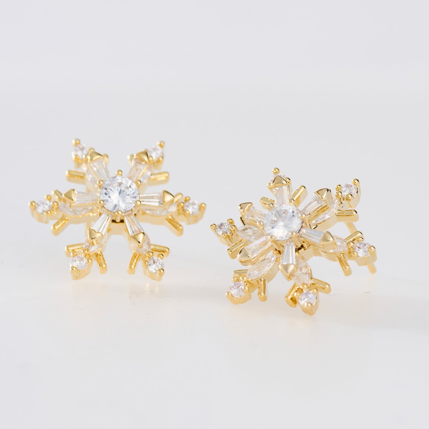 Holiday Spinning Snowflake Earrings