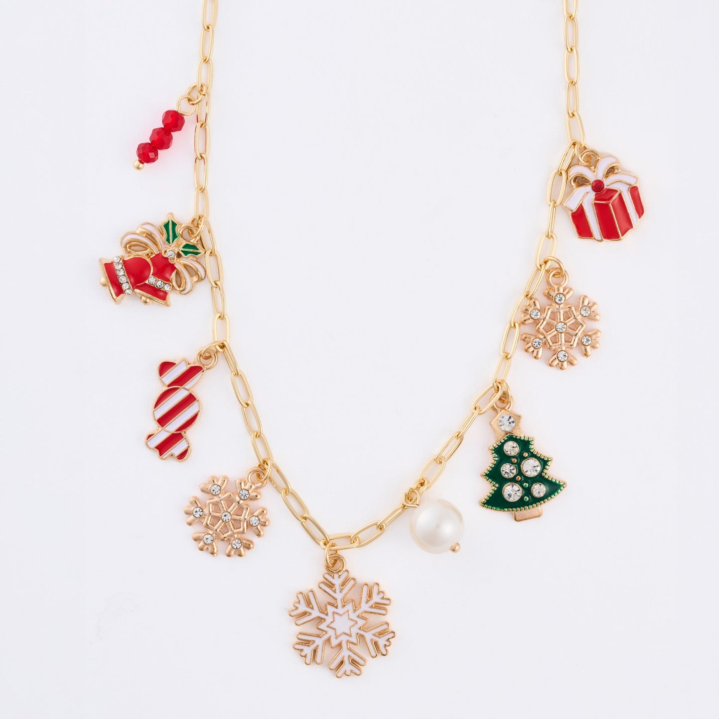 Holiday Multi Charm Necklace