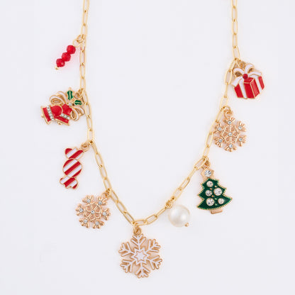 Holiday Multi Charm Necklace