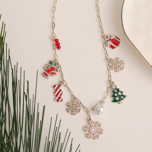 Holiday Multi Charm Necklace