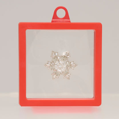 Holiday Spinning Snowflake Brooch