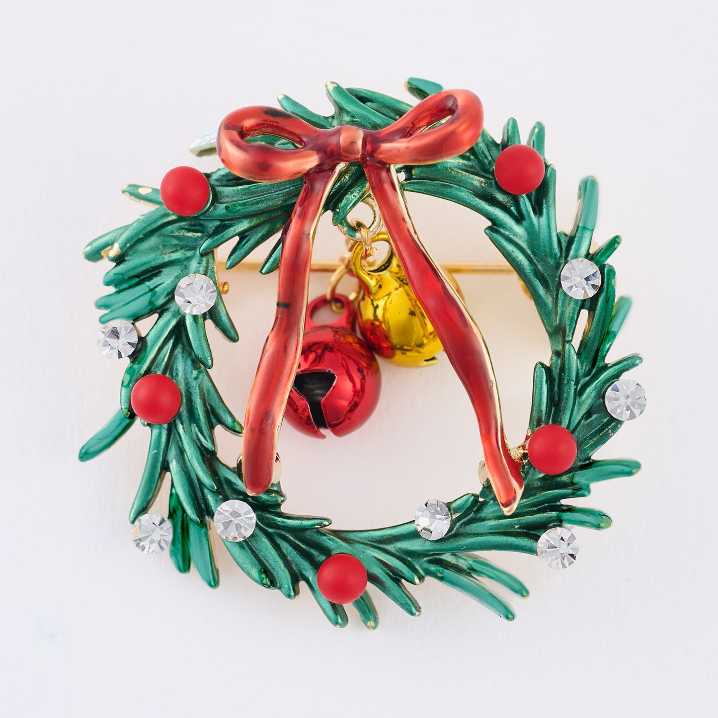 Holiday Wreath Brooch