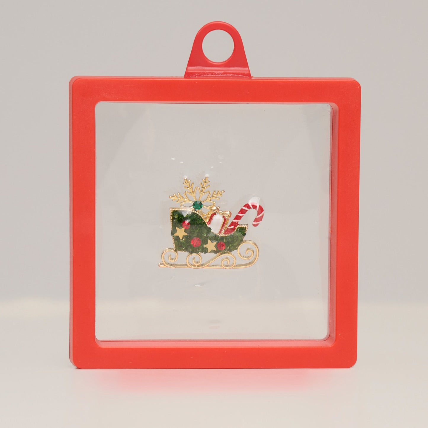 Holiday Sleigh Brooch