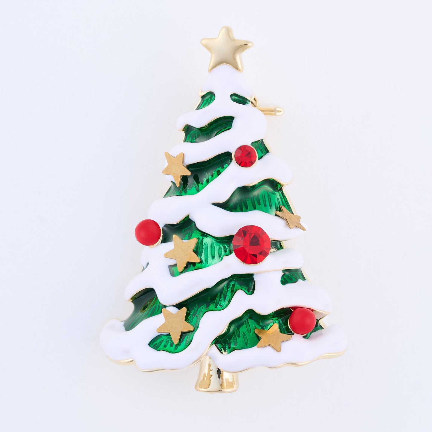 Holiday Christmas Tree Brooch