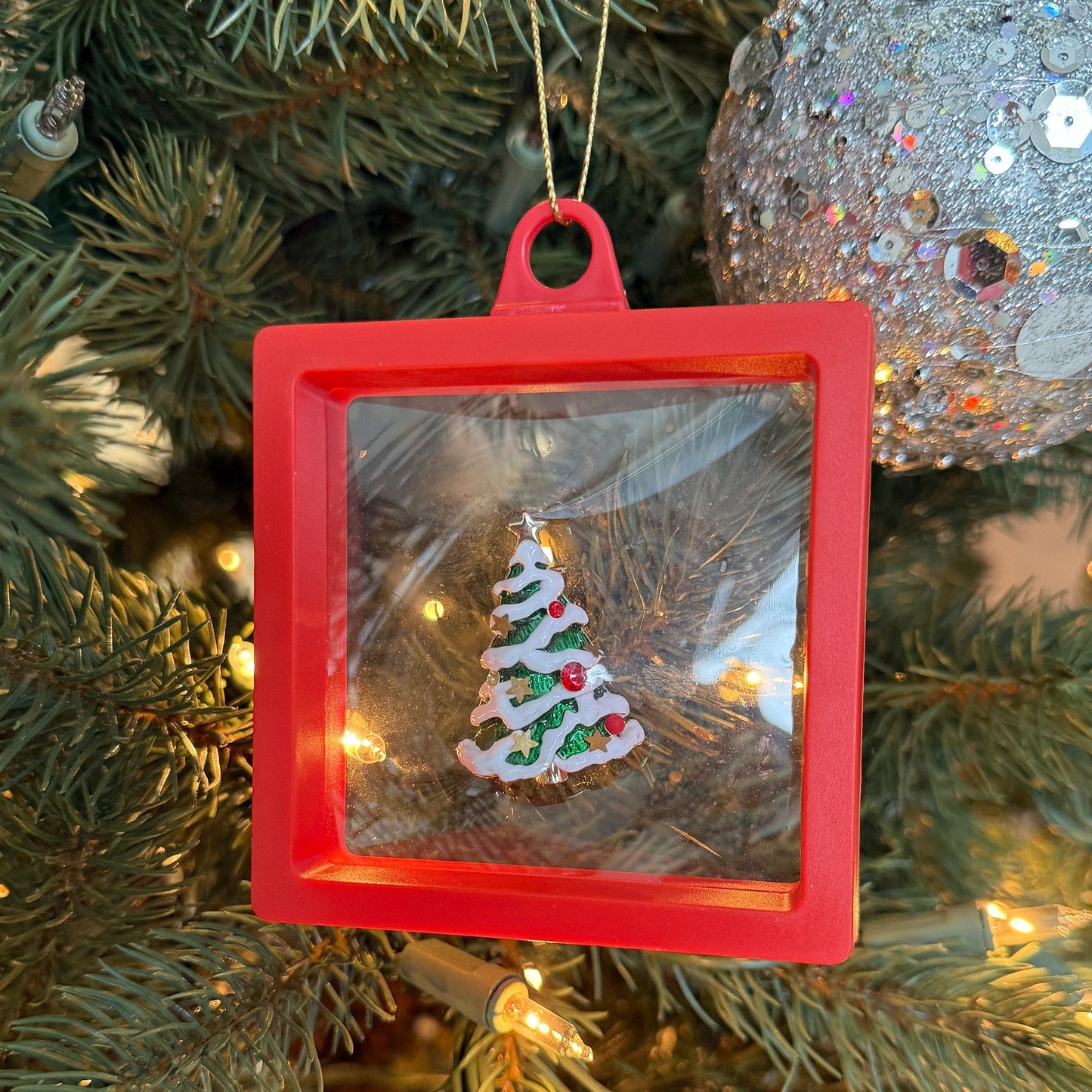 Holiday Christmas Tree Brooch