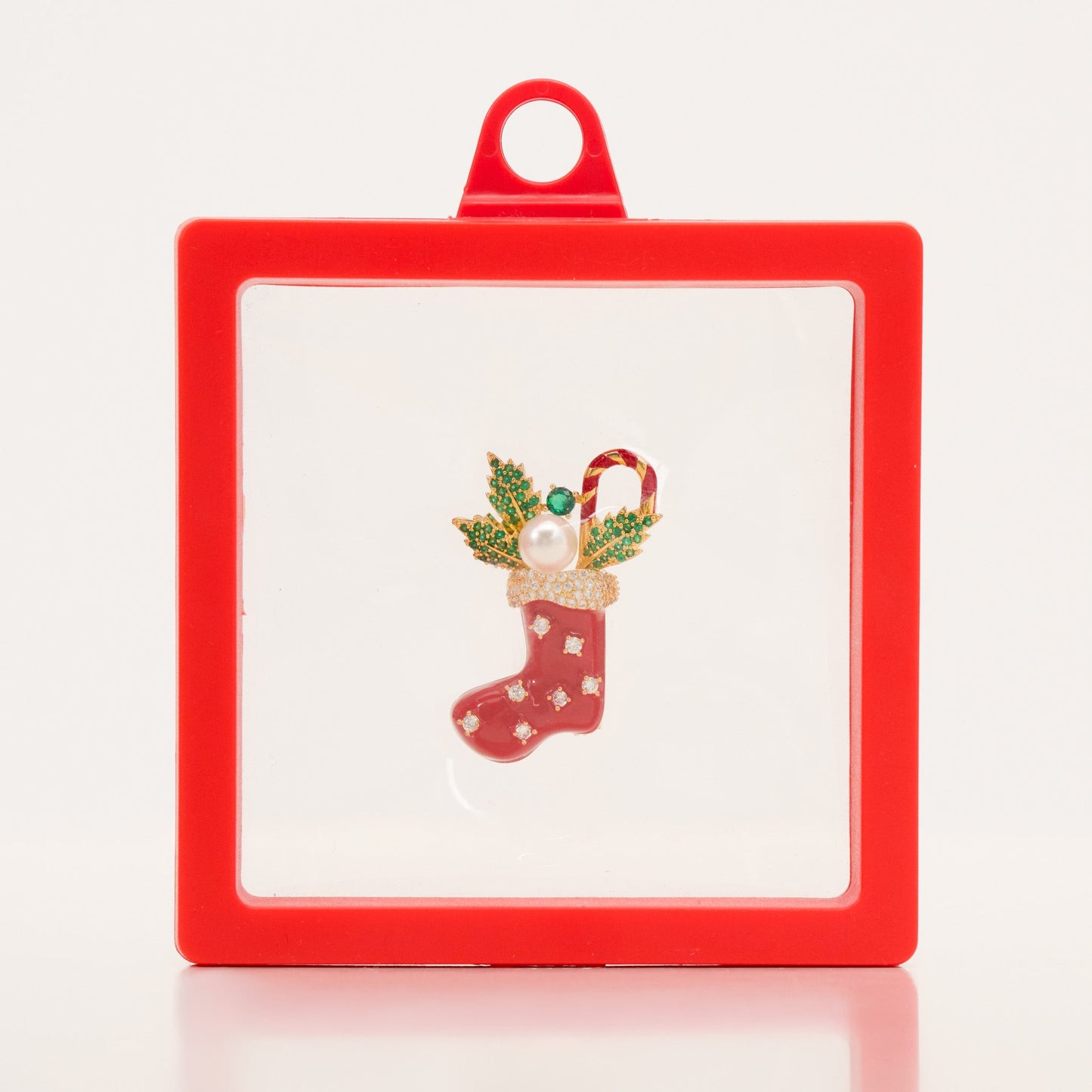 Holiday Stocking Brooch