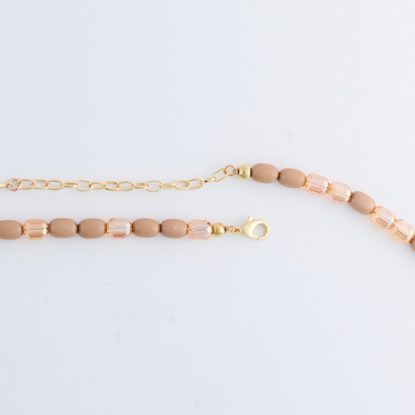 Sia Mixed Bead And Chain Long Necklace