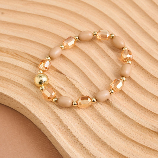 Sia Mixed Bead Stretch Bracelet