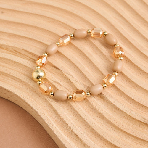 Sia Mixed Bead Stretch Bracelet