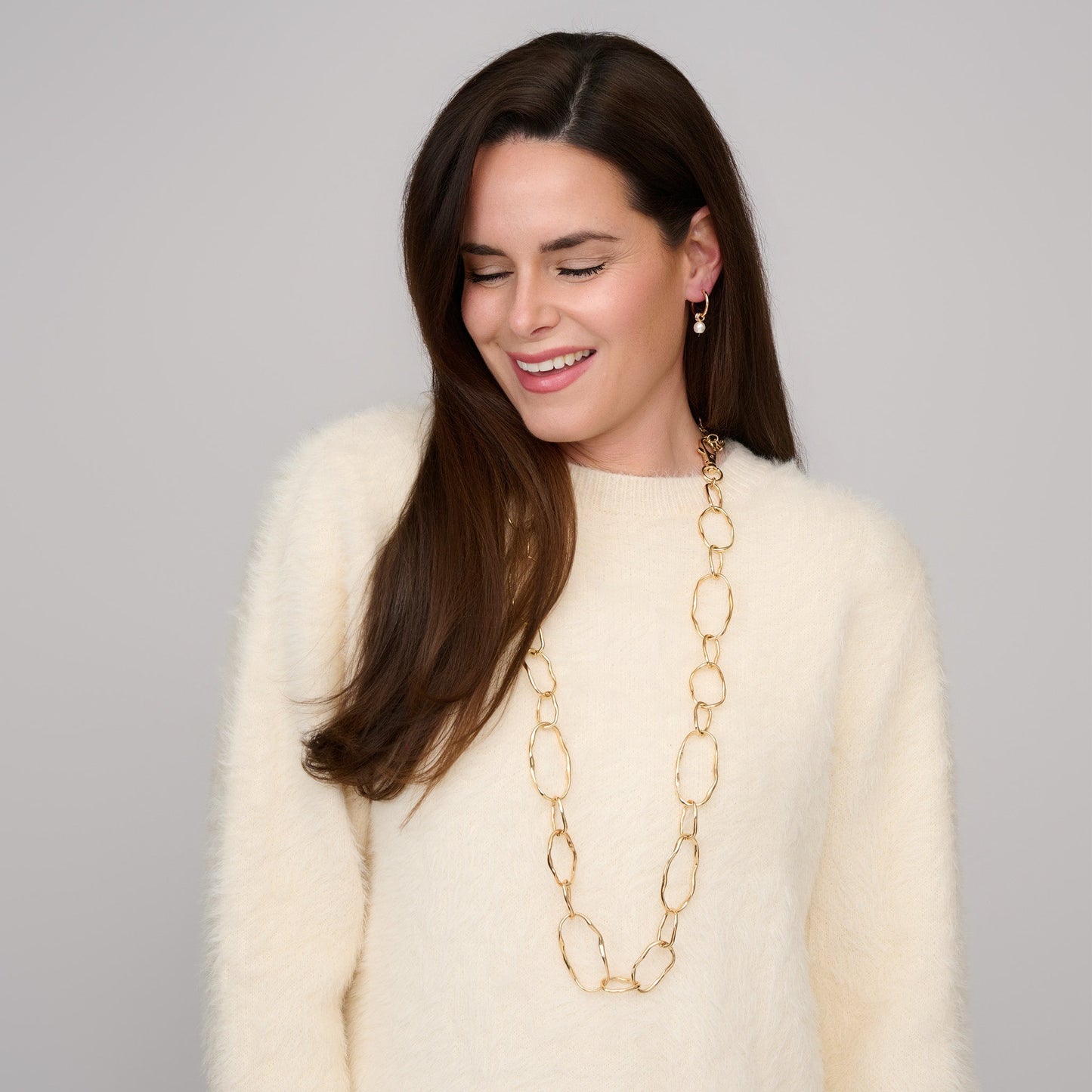 Elisha Chunky Link Long Necklace