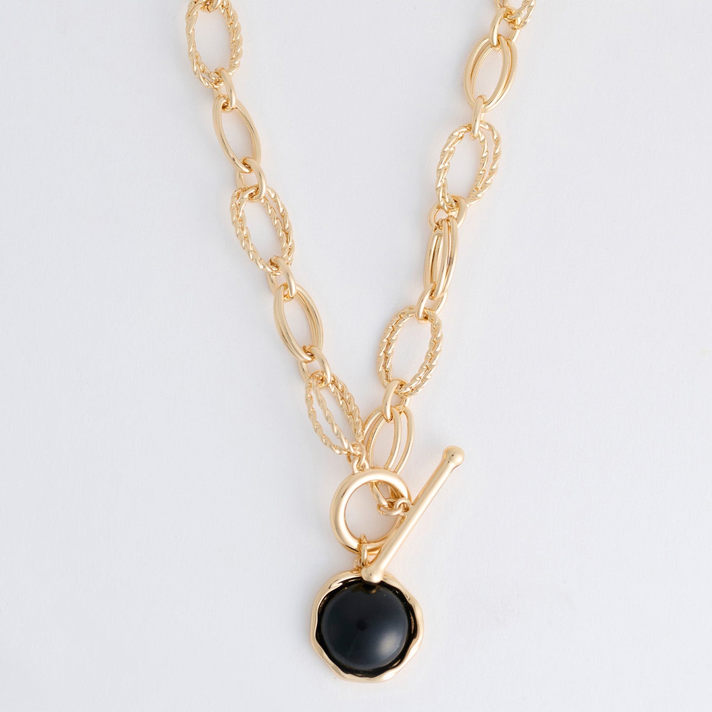 Emmaline Chunky Enamel Charm Pendant Necklace